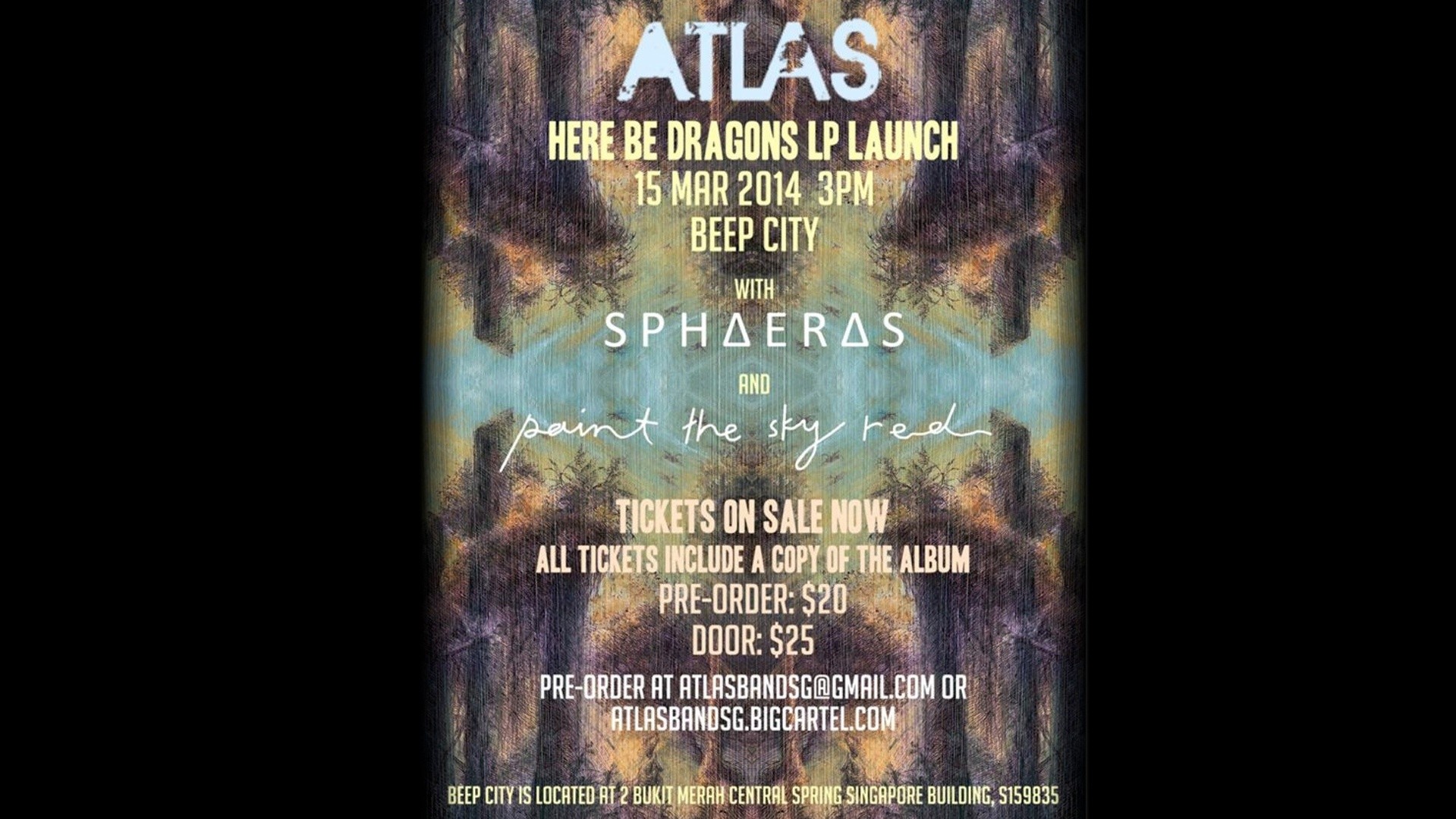 Atlas: Here Be Dragons LP Launch